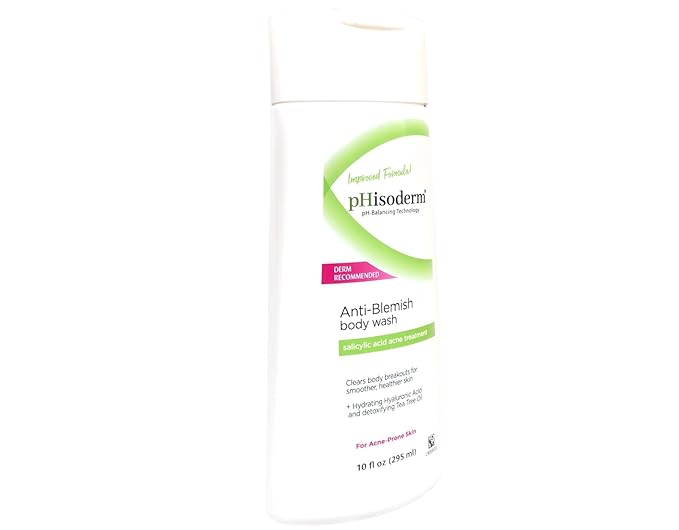 pHisoderm Anti-Blemish Body Wash 10 oz (Pack of 9)