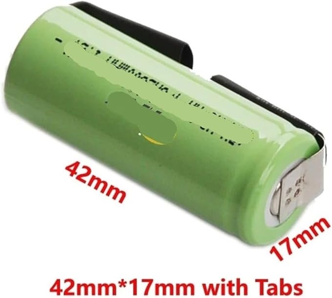 Battery for Replacement Toothbrush Battery Compatible with Oral-B Compatible with Triumph Type 2500mAh 17mm*42mm 4/5A 1.2V Electric Toothbrush Parts