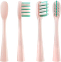 4 Pcs/Pack Replacement Brush Heads Compatible for Electric Toothbrush Head Deep Clean Type/Soft Bristle Oral Care(Soft Bristle Pink)