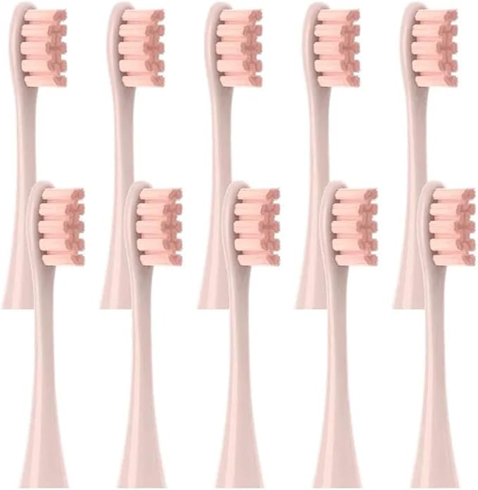 10PCS Vacuum Sealed Packed Replacement Brush HeadsCompatibility for Oclean X PRO/ Z1/ F1/ One/Air 2 /SE Soft Deep Cleaning(10pcs Pink)