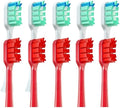 20PCS Toothbrush HeadsCompatible for G7/P7/Y8/T9/T10/T6S/T7S/A7 Replacement Brush Head Soft Bristle Vacuum with Cover(20PCS White Red)