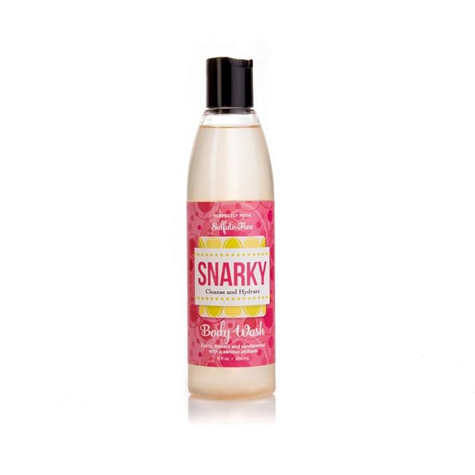 Perfectly Posh SNARKY WASH Sulfate-Free Cleanse and Hydrate Body Wash Lil Snarky Scent 9 fl. oz.