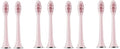 Compatible for S7 Brush Heads Super Sonic Electric Toothbrush Accessories Replacement(8 Pink Brush Head)