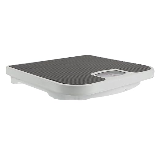 Mechanical Bathroom Scale Accurate Analog Body Weight Scale Gray Portable Small Dial Health Monitor for Home and Travel Use