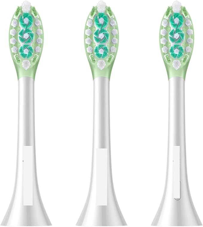 Compatible for Xiaomi Mijia Replacement Brush Headfor MES610 MES609 MES613 MES611 Sweep Vibration Electric Toothbrush Pro Soft Bristle Nozzles(Green)