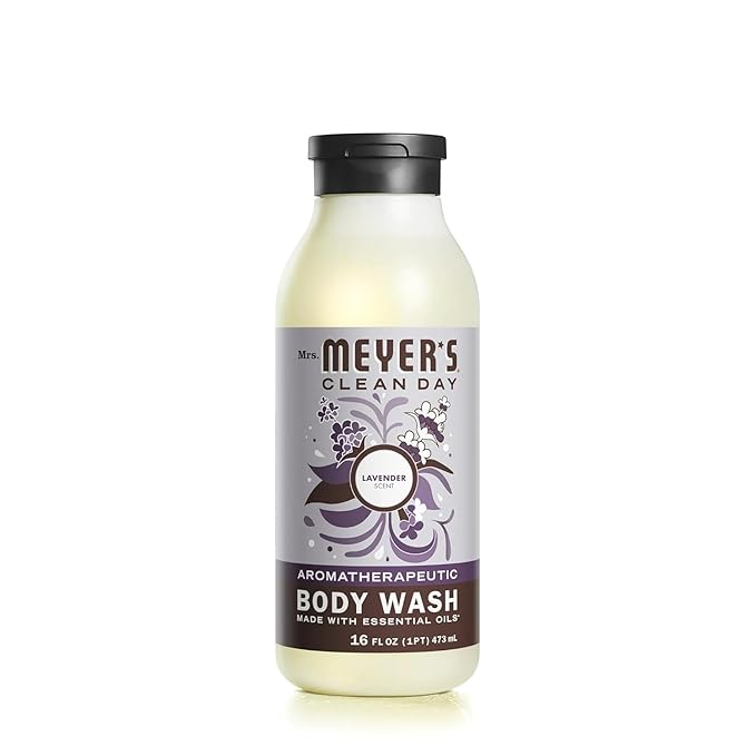 Mrs. MEYER'S Clean Day Body Wash Lavender 16 Fl Oz (Pack of 6)