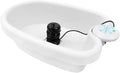 YIYIBYUS Ionic Foot Bath Spa Machine with Timer Portable Detox System for Home Use - Relieves Fatigue Improves Circulation Large Basin Easy Setup &amp Cleaning (White)