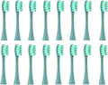 Replacement Brush HeadsCompatibility for Oclean X/X PRO/Air 2 /SE / Z1/ F1(16pcs Green)