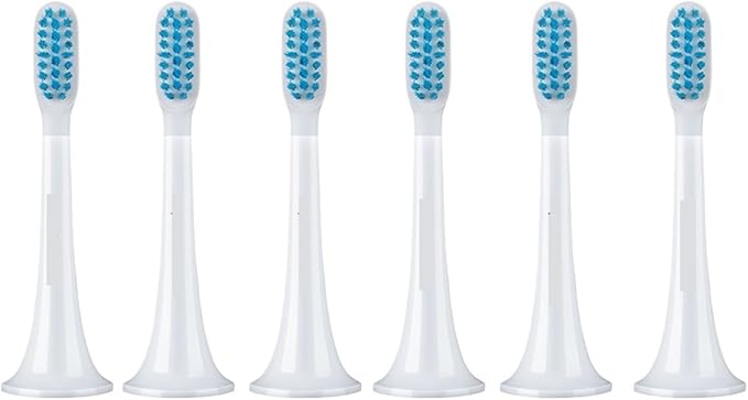 Compatibility for XIAOMI MIJIA Sonic Electric Toothbrush Head T100 T200 T200C T300 T301 T302 T500 T700 Replacement Heads(T300T500 Sensitive 6)