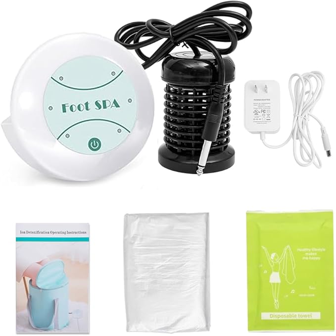 Portable Ionic Foot Bath Detox Machine - Ionic Detox Foot Spa Ion Cleanse for Home Use Home Salon Spa Detox Machine Healthy Detoxification