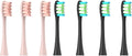 Compatible for Oclean - 7pcs Replacement Brush Heads Fit Flow/X/X PRO/Z1/F1/One/Air 2/SE Soft Dupont Bristle Vacuum Packaging(3pink 4black)
