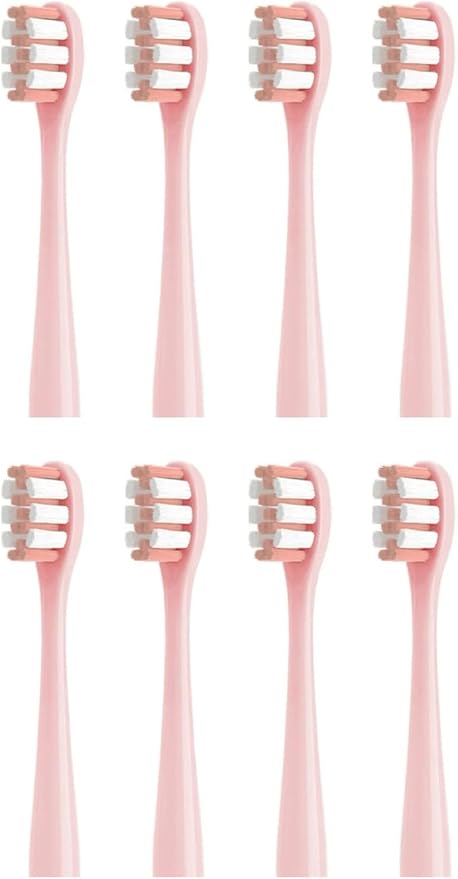 Replacement Toothbrush Head Compatible for NX7000 Sonic Electric Soft Bristle Tooth Brush8 Pcs(8PINK Clean Type)