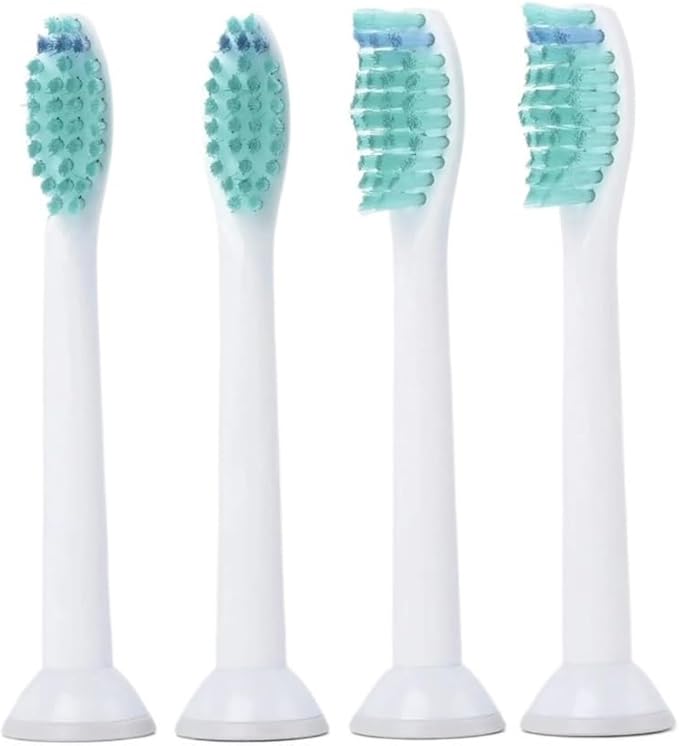 Toothbrush Heads Compatible for E-Series Holder Soft Bristles Replacement Brush Refill(WHITE-16PCS)