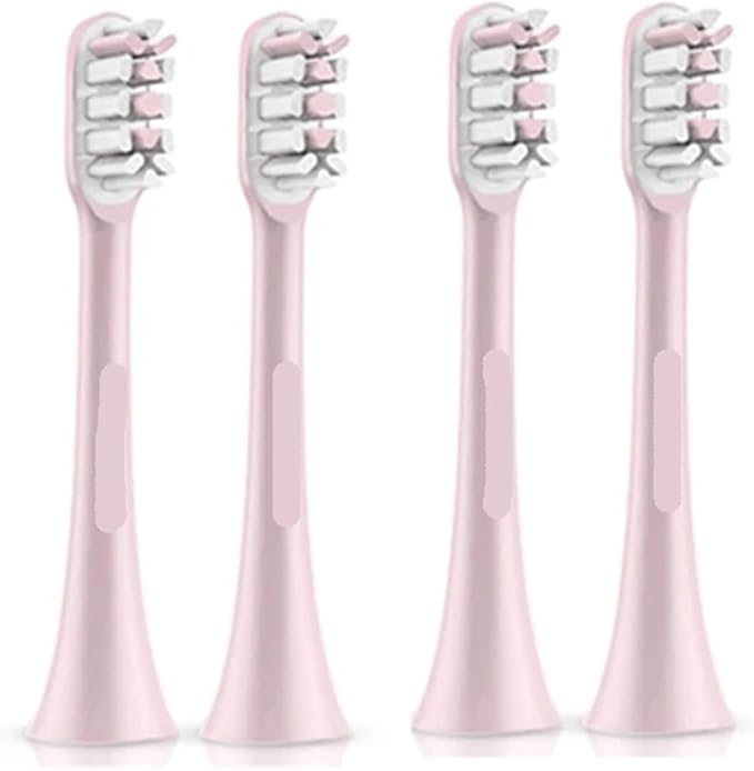 Compatible for SOOCAS Electric Toothbrush Heads Replacement X1 X3 X3U X5 Teeth Brush(Pink 4 pcs)
