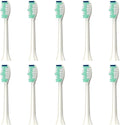 Electric Toothbrush Replacement Brush Head for T3(White with 10 Heads)