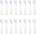 16pcs Replacement Toothbrush HeadsCompatible for S12/HYUNDAI XM-806/ACA ALY-HYS01W/TSOP/Royalstar/INPHIC Electric Bristles(16white)