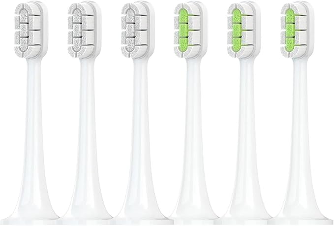 Compatibility for Xiaomi Toothbrush Head T300/T500 Mijia DDYS01SKS/MES601/T700 Replacement MES602/604(New Clean WH3 GN3)