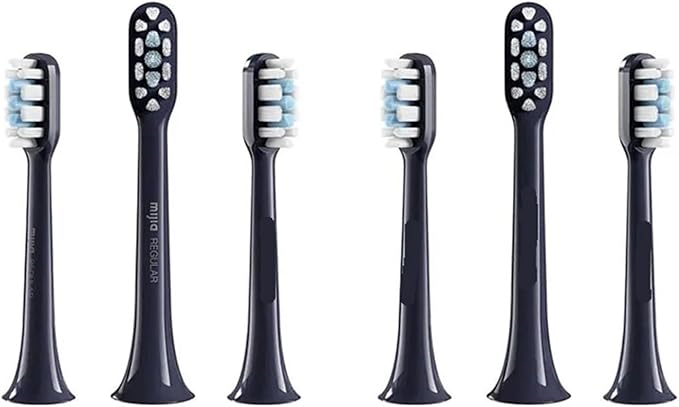 Compatible for Mijia T301/T302 Electric Toothbrush Head(6PCSBlue)
