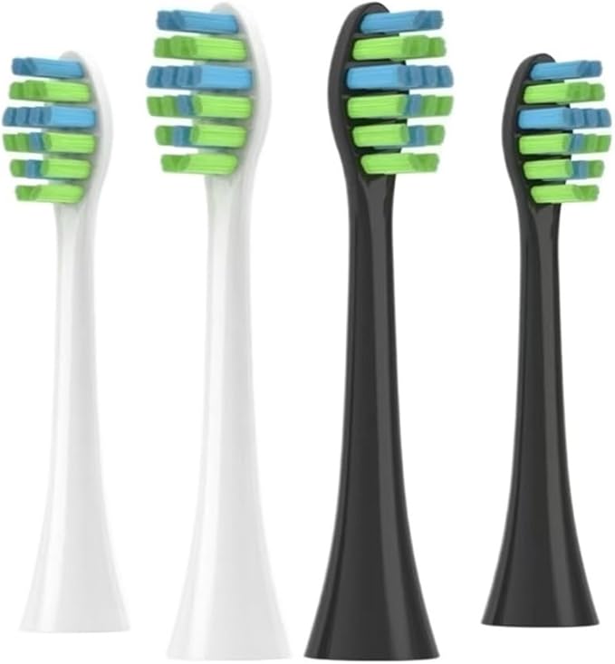 Replacement Brush Heads for 7AM2M AM101/AM105 Toothbrush Vacuum Soft Bristle Nozzles4/8/16PCS(16pcs Black)