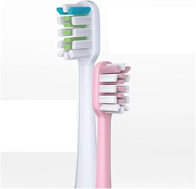 Compatible for Xiaomi SOOCAS Sonic Electric Toothbrush Replacement Brush Heads Compatible with X3 X5 X3U X1 V1 V2 with Anti-Dust Caps(5pcs Black)