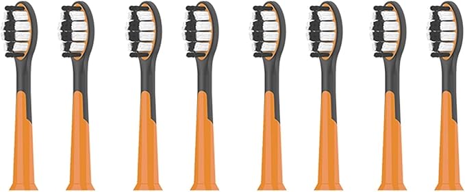 Compatible Brush Heads S9 Electric Toothbrush Accessories Replacement(8 Black Brush Head)
