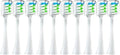 10pcs Replacement Brush HeadsCompatible for SOOCAS X3 X5 V1 X3U Soft Bristle Electric Toothbrush(10pcs White)