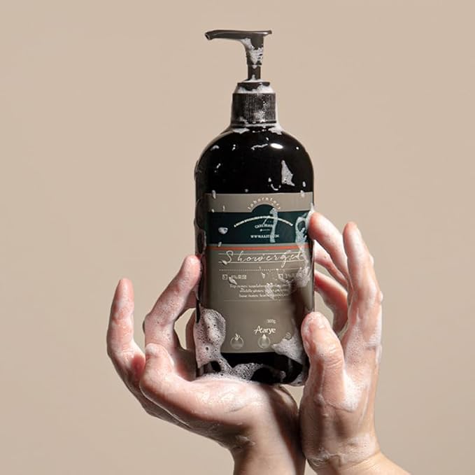 1PC Aarye Perfumed Shower Gel Body Wash Purifying Cleansing Moisturizing And Nourishing Skin Relieving Dryness And Roughness Smoothing And Softening Skin 300g (cedar)