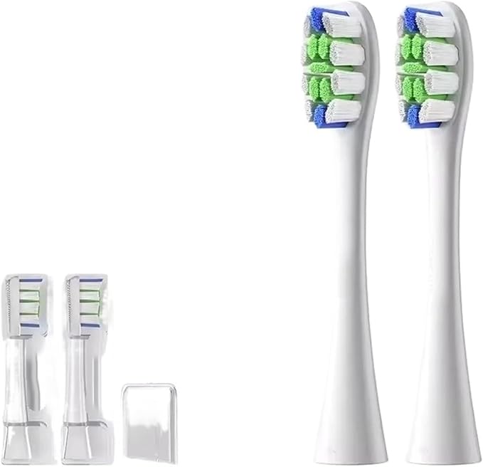 Compatible for Oclean Electric Toothbrush Brush Heads Original for X Pro Elite Flow Z1 X10 E1 Air 2 All Series Smart Accessories(Oclean P1C1 2PCS)