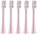 Compatibility for Xiaomi SOOCAS X3 X5 X3U X1 V1 V2 Clean Brush Heads Replacement Head Bristle Sonic Electric Nozzles with Anti-dust Cap(5pcs Pink)