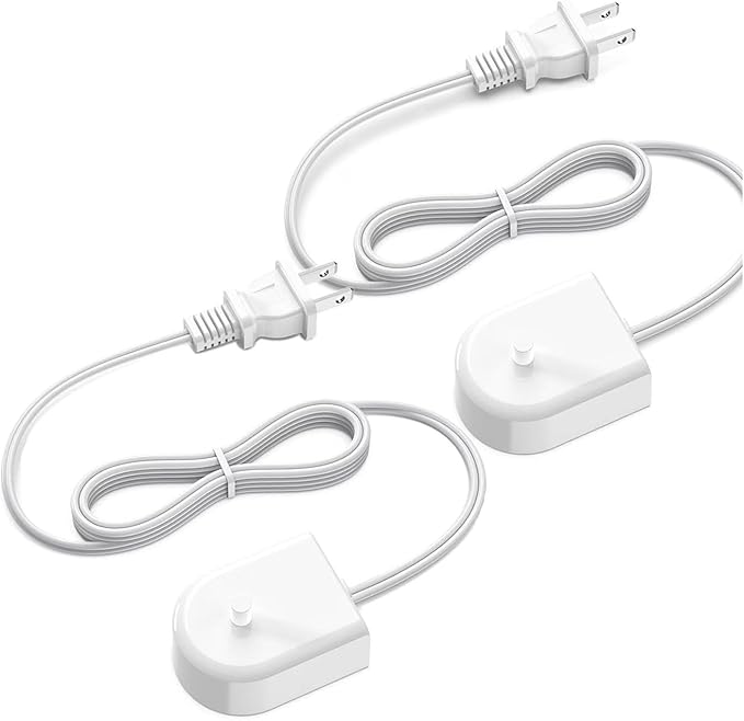 2 Pcs Replacement Charger Base for Electric Toothbrush HX6100 Travel Charger for Compatible Philips Sonicare HX3000 / HX6000 / HX8000 / HX9000 Series