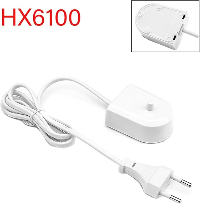 HX6100 Electric Toothbrush ChargerCompatible For Philips Toothbrush HX8111 HX8141 HX8140 HX8211 HX8281 Portable Travel Charger(B)