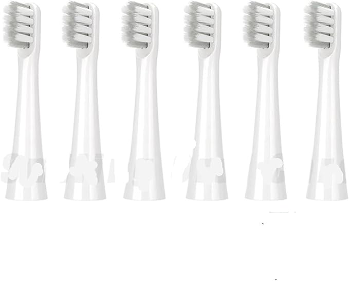 Toothbrush Brush Head Compatible for EX3 SO White Electric PINJING Soft Bristles Deep Cleaning Nozzles(6PCS)