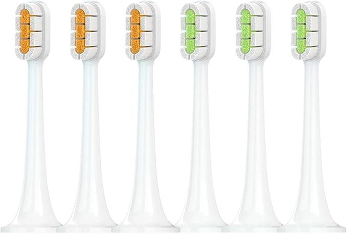 Compatible for Mijia Electric Toothbrush Head T300/T500 DDYS01SKS/MES601/T700 Replacement MES602/604(New Clean OG3 GN3)