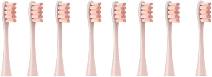 Replacement Brush Heads Compatible for Oclean X/X PRO/ Z1/ F1/ One/Air 2 /SE Sonic Electric Toothbrush Head Soft Bristle Nozzles(8 Pink)