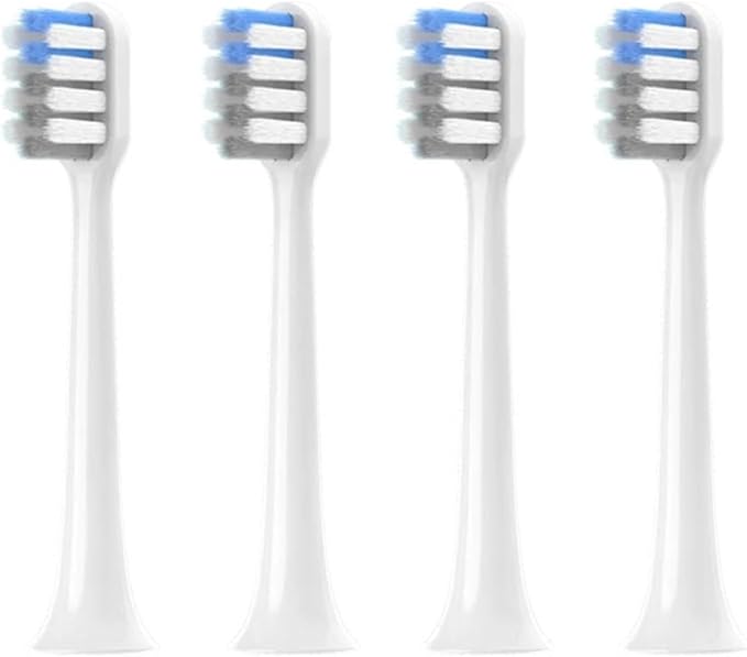 4/8/12/16PCS Bristle Brush Heads(White gray-4pcs)