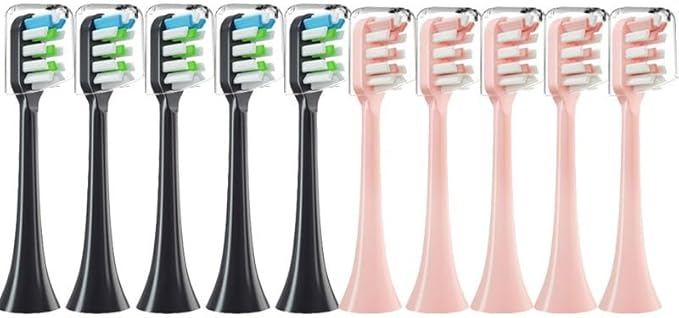 10PCS Replacement Brush HeadsCompatible for X3/X3U/X5(10PCS (BP))