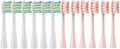Replacement Brush Heads Compatible for Soft Bristle Nozzles 3 X/X PRO/ Z1/ F1/ One/Air 2 /SE Sonic Electric Toothbrush(6White6Pink)