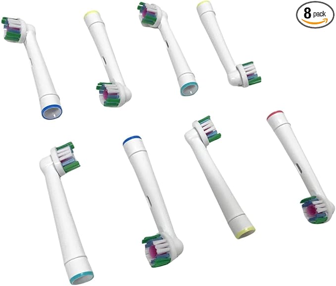 Toothbrush Heads - 3D White - Compatible with Oral-B Model Numbers Genius Series Genius X Genius X - 10000 Genius X