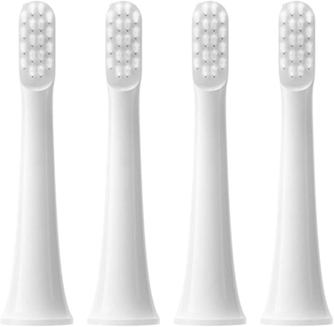 12pcs Toothbrush HeadsCompatible for T100 Replacement Toothbrushes(White)