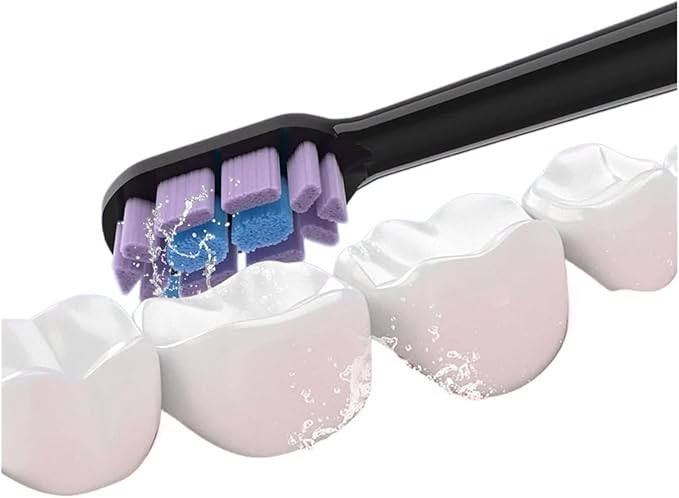 Compatible for Xiaomi Mijia Sonic Electric Toothbrush T700 Head High-Density Brush Teethbrush Replacement Heads(4pcs)