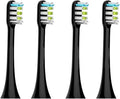 Compatible for SOOCAS Electric Toothbrush Heads Replacement X1 X3 X3U X5 Teeth Brush(Black 4 pcs)