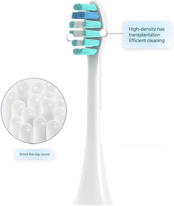 Electric Toothbrush Head Compatible for 051B 4/16pcs(16PCS Black)