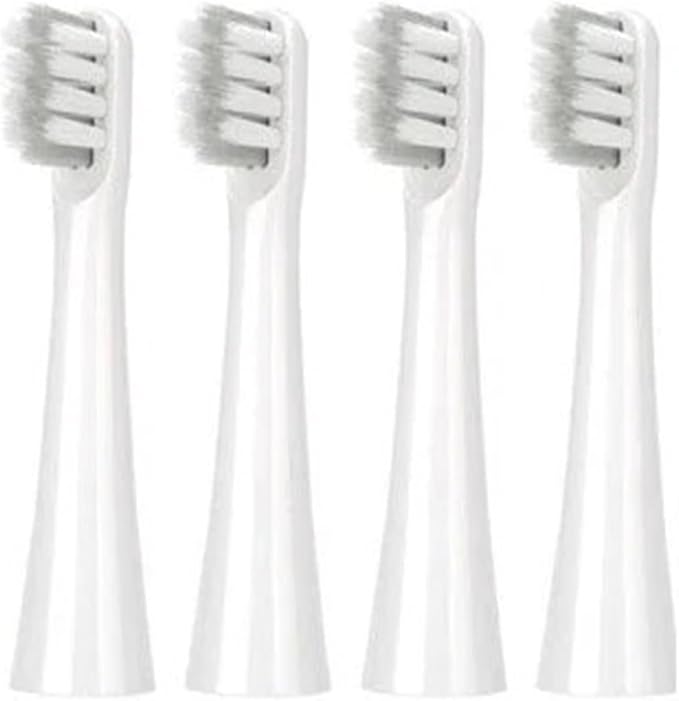 10pcs Replacement Toothbrush Heads Compatible for SOOCAS EX3 SO White MIJIA T100 Heads Bristles