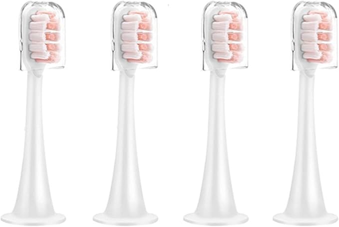 4pcs Replacement Brush Heads for T300 T301 T500 Electric Toothbrush Head(C)
