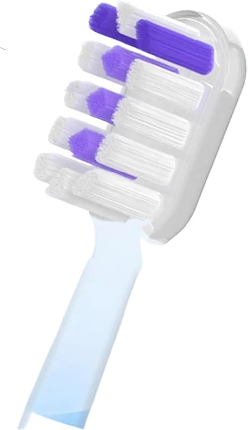 10 Pcs Replacement Toothbrush HeadsCompatible for Laifen Wave Electric Transparent(10Pcs Blue)