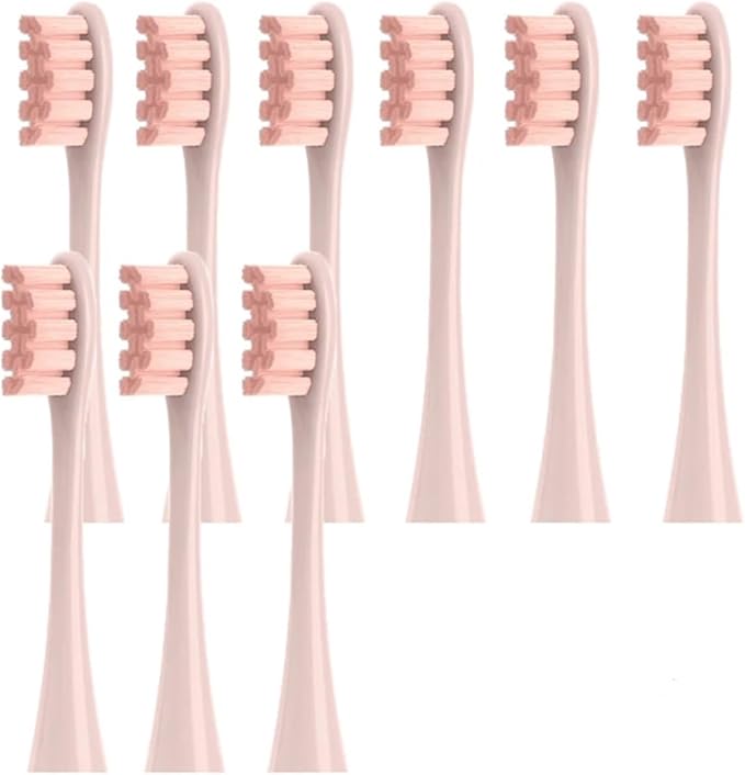 Replacemen Brush Heads Compatible for Oclean Flow/X Pro Elite/X Pro/F1 Sonic Electric Toothbrush Nozzle Soft Bristle(9 Pink)