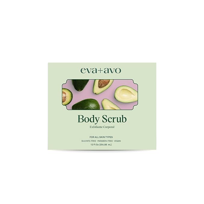 Eva + Avo Body Care Kit with Body Wash Body Lotion and Body Scrub Hydrating and Nourishing Set for Women’s Daily Ritual Complete Solution for Smooth Healthy and Radiant Skin