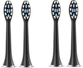 Compatible SUBORT S7 Brush Heads Super Sonic Electric Toothbrush Accessories Replacement(4 Black Brush Head)