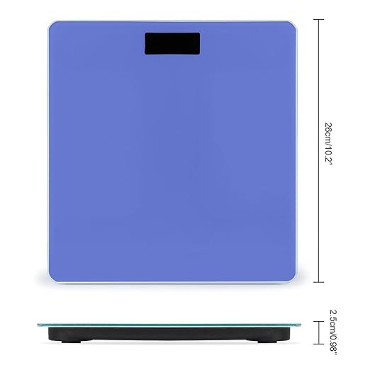 Digital Bathroom Weighing Scale Energy Saving Scale Smart Scale for Body Weight Purple