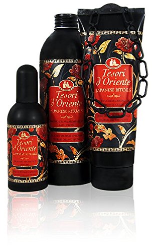 Tesori d'Oriente:Japanese Rituals Bath Cream with Tsubaki Oil and Peony 16.9 Fluid Ounce (500ml) Bottles (Pack of 6) [ Italian Import ]